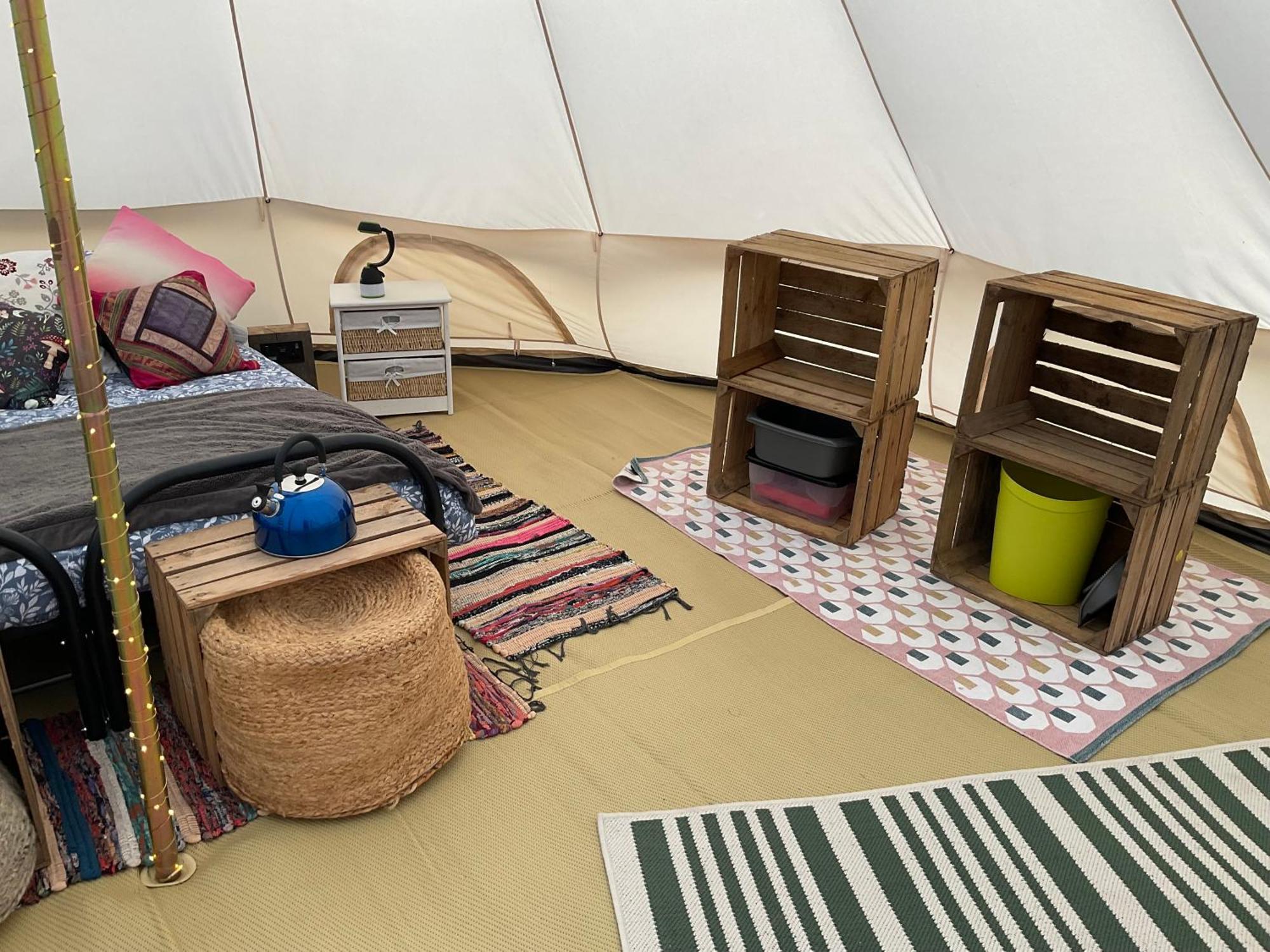 Glamping Meadow Bell Tent Stithians 外观 照片
